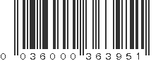 UPC 036000363951