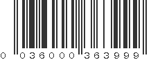 UPC 036000363999