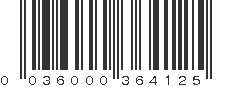 UPC 036000364125