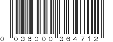 UPC 036000364712