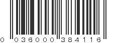 UPC 036000384116