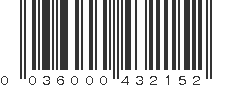 UPC 036000432152