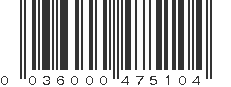 UPC 036000475104