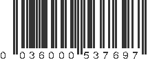 UPC 036000537697