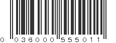 UPC 036000555011