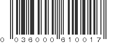 UPC 036000610017