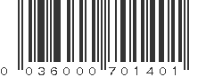 UPC 036000701401