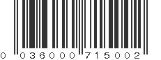 UPC 036000715002