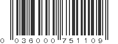 UPC 036000751109