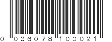 UPC 036078100021