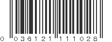 UPC 036121111028