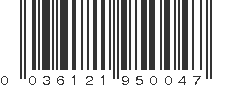 UPC 036121950047