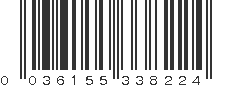 UPC 036155338224