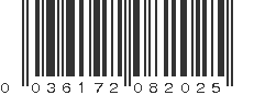 UPC 036172082025