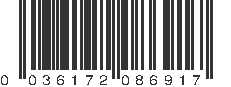 UPC 036172086917