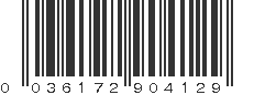 UPC 036172904129