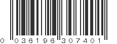 UPC 036196307401