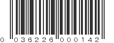 UPC 036226000142