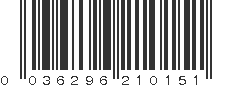 UPC 036296210151