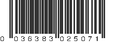 UPC 036383025071