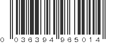 UPC 036394965014