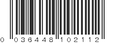 UPC 036448102112