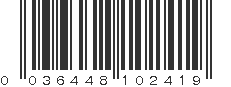 UPC 036448102419