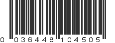 UPC 036448104505