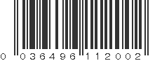 UPC 036496112002