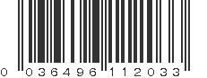 UPC 036496112033