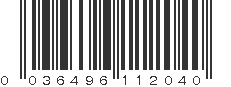 UPC 036496112040