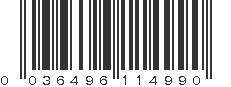 UPC 036496114990