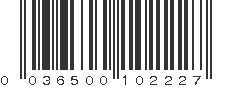 UPC 036500102227