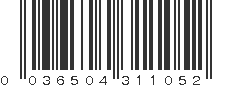 UPC 036504311052