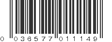 UPC 036577011149