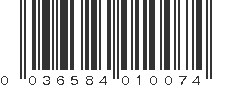 UPC 036584010074