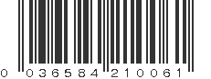 UPC 036584210061