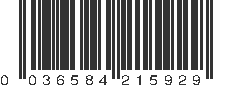 UPC 036584215929