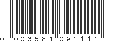 UPC 036584391111