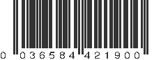 UPC 036584421900