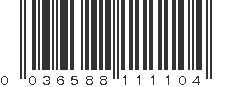 UPC 036588111104