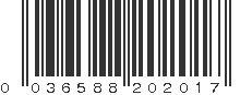 UPC 036588202017