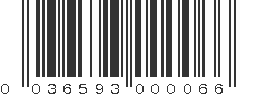 UPC 036593000066