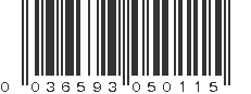 UPC 036593050115