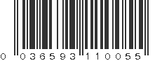 UPC 036593110055