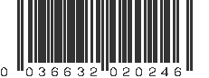 UPC 036632020246