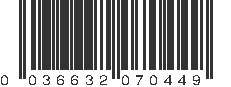 UPC 036632070449