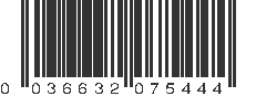 UPC 036632075444