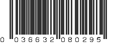 UPC 036632080295