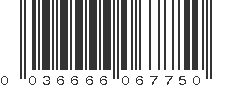 UPC 036666067750